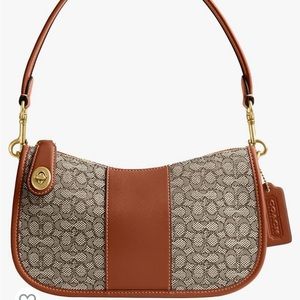 Coach Micro Signature Jacquard Small Swinger